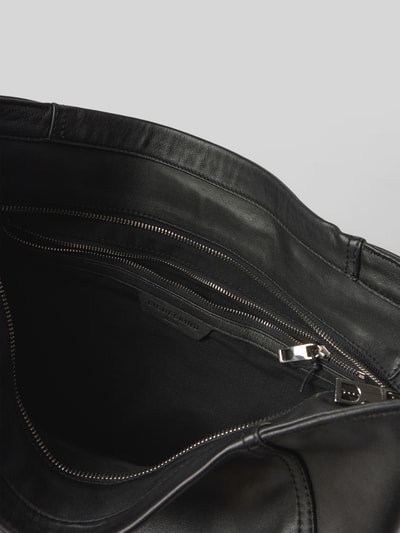 LIEBESKIND BERLIN Handtasche aus Leder mit Label-Detail Modell 'CHUDY' Black 5