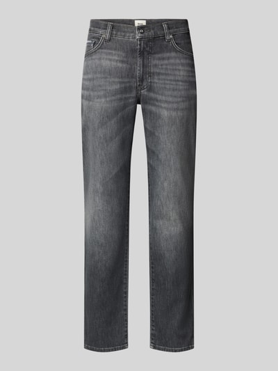 Brax Relaxed Fit Jeans aus Baumwoll-Mix Modell 'Clint' Graphit 1