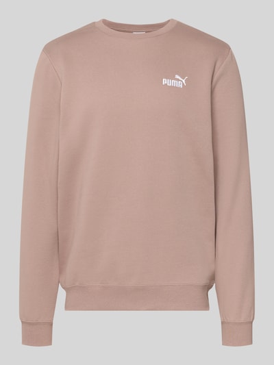 Produktfoto, Regular Fit Sweatshirt mit Logo-Stitching von PUMA PERFORMANCE, bawełniana mieszanka, krój regular fit, okrągły dekolt, elastyczne wykończenia, długość pleców w rozmiarze M 69 cm, długość rękawa w rozmiarze M 69 cm