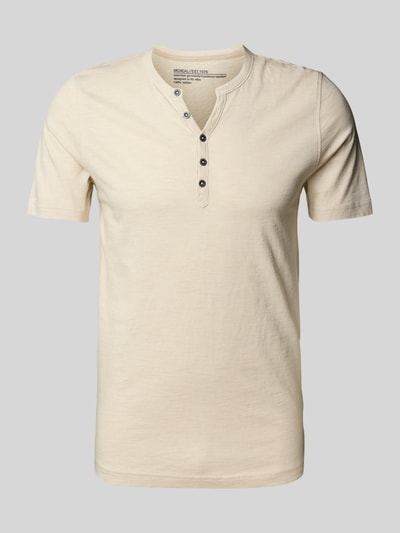 MCNEAL T-shirt met korte knoopsluiting Beige - 2
