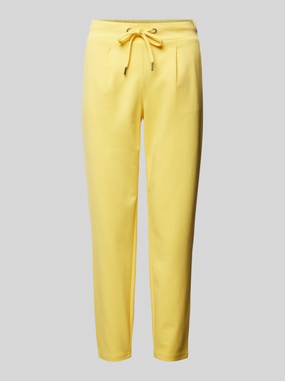 B.Young Spodnie materiałowe o skróconym kroju tapered fit model ‘RIZET’ Żółty 2
