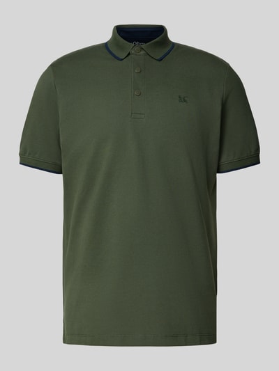 s.Oliver RED LABEL Regular Fit Poloshirt aus Baumwoll-Mix Oliv 2