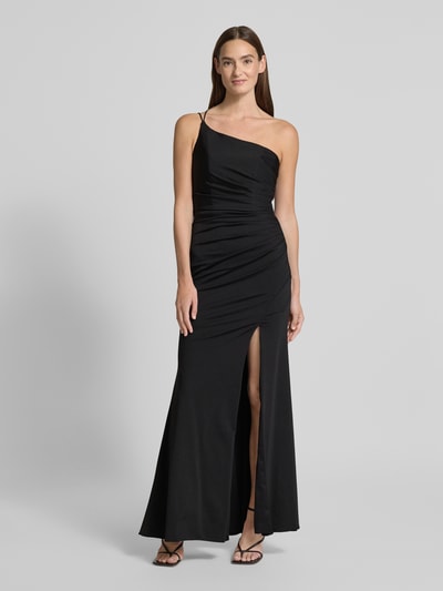 Laona Abendkleid mit One-Shoulder-Träger Black 4