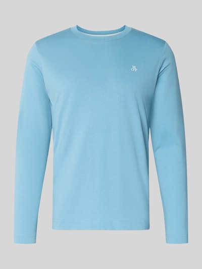 Marc O'Polo Shaped fit shirt met lange mouwen van puur katoen Aquablauw - 2