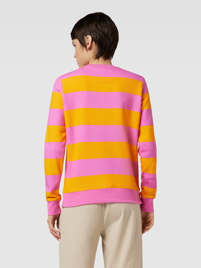 Montego Sweatshirt mit Blockstreifen Pink 5