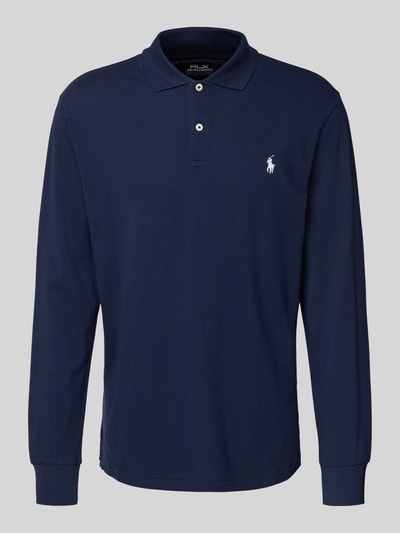 Polo Ralph Lauren Regular Fit Poloshirt mit Label-Stitching Marine 2