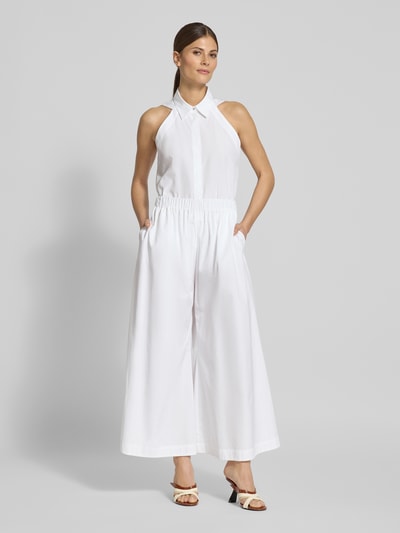 BOSS regular fit culotte van puur katoen model 'TALINI' Wit - 1