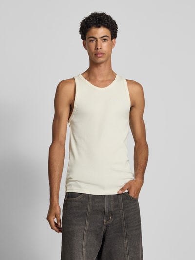 Pegador Top z wyhaftowanym logo Écru 4