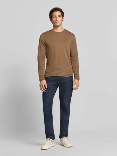CINQUE Longsleeve mit Rundhalsausschnitt Modell 'Baldi' Hazel 1
