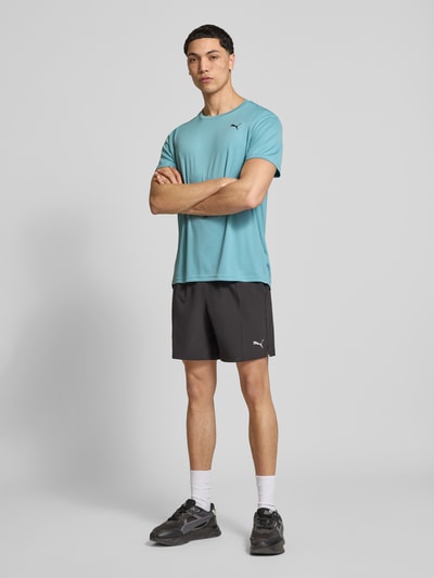 PUMA Performance TRAINING T-Shirt mit Label-Detail Modell Aqua 1