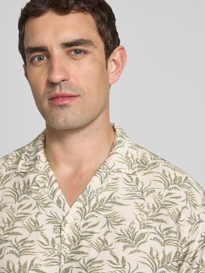 Jack & Jones Premium Freizeithemd mit Knopfleiste Modell 'LINCOLN' Oliv 3