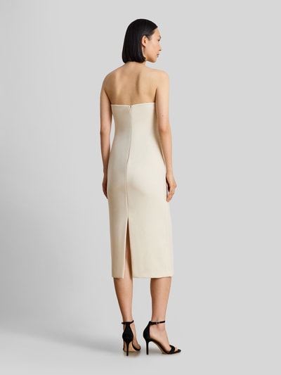 Lauren Ralph Lauren Figurbetontes Cocktailkleid mit Beinschlitz Beige 5
