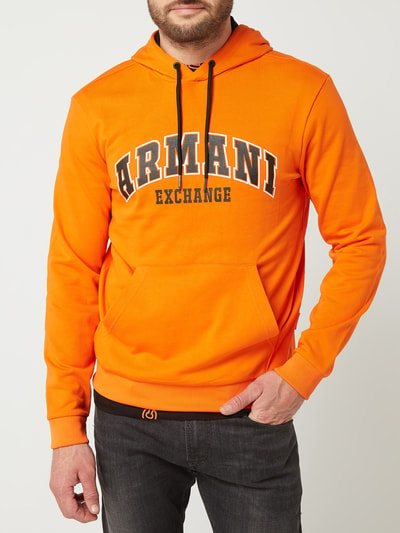 ARMANI EXCHANGE Hoodie met logoprint  Oranje - 4