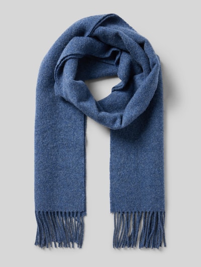 Fraas Szal z frędzlami Jeansowy niebieski 1