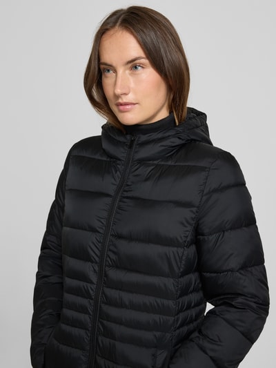 Jake*s Casual Płaszcz pikowany z kapturem Czarny 3