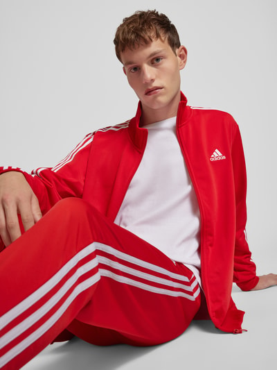 ADIDAS SPORTSWEAR Trainingsanzug mit labeltypischen Streifen Rot 3