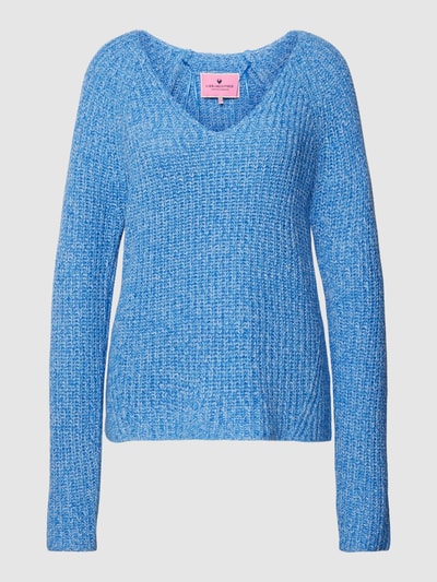 Lieblingsstück Strickpullover in Melange-Optik Modell 'Sangi' Blau 2