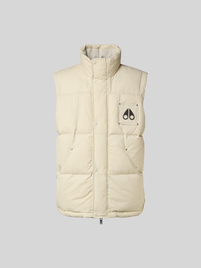 Moose Knuckles Daunenweste mit Stehkragen Offwhite 2