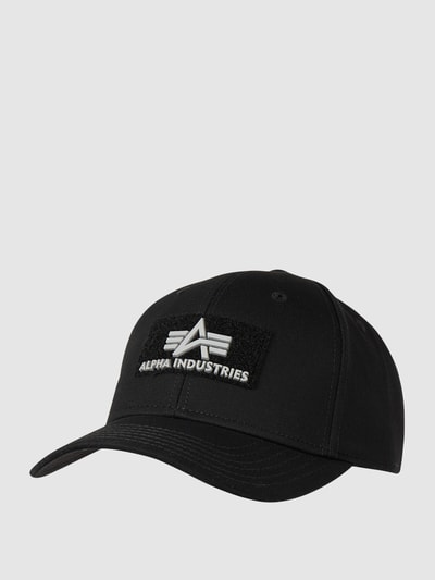 Alpha Industries Cap mit Logo Black 1