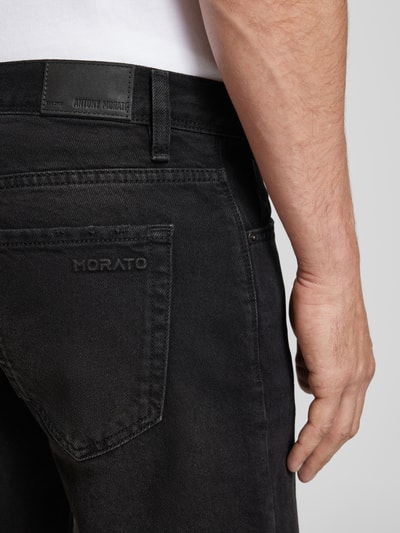 Antony Morato Slim Fit Jeansshorts im 5-Pocket-Design Black 3