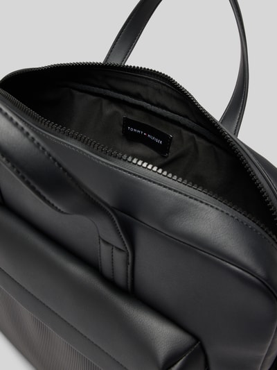 Tommy Hilfiger Laptoptasche mit abnehmbarem, verstellbarem Schulterriemen BLACK 5