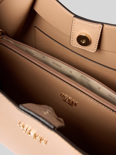 GUESS Tote tas in leerlook model 'Amorette' Beige - 4