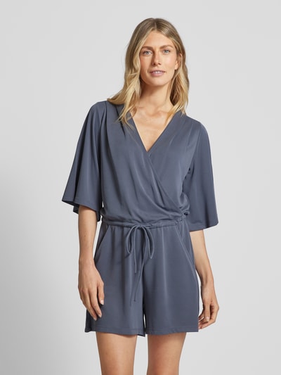 mbyM Jumpsuit in Wickel-Optik Modell 'Dura' Dunkelblau 4