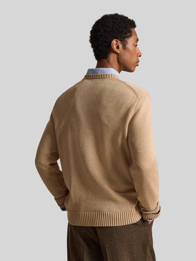 Polo Ralph Lauren Relaxed Fit Pullover aus reiner Baumwolle Camel 5