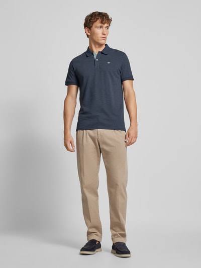 Tom Tailor Regular Fit Poloshirt mit Logo-Stitching Marine 1