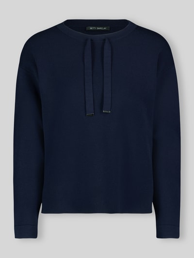 Betty Barclay Pullover mit Kordel-Detail am Ausschnitt Marine 2