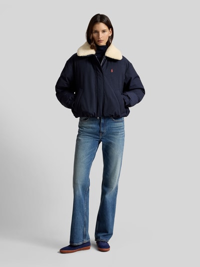 Polo Ralph Lauren Regular Fit Bomberjacke mit Teddykragen Marine 1