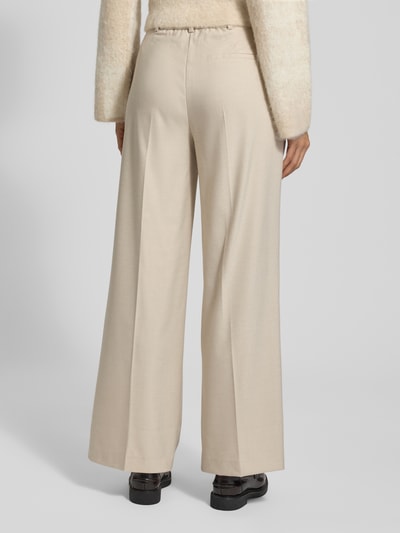 Someday Stoffen broek met bandplooien, model 'Catsby' Beige gemêleerd - 5