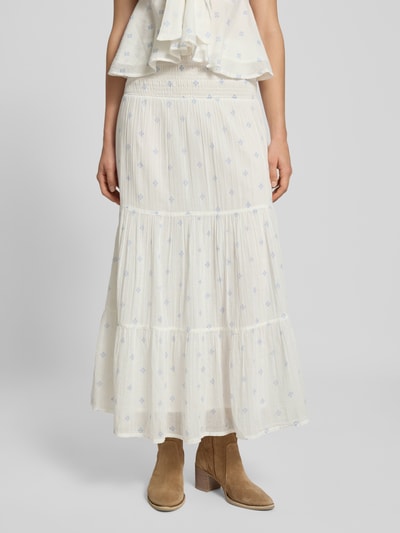 Gina Tricot Maxirock im Stufen-Look mit elastischem Bund Bleu 4