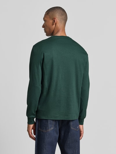 Polo Ralph Lauren Regular Fit Langarmshirt aus reiner Baumwolle Modell 'PIMA' Dunkelgruen 5
