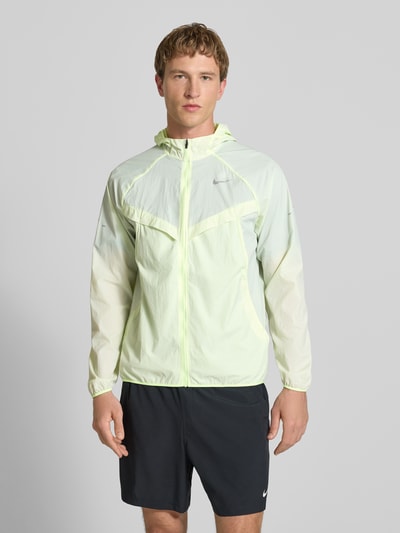 Nike Training Trainingsjacke mit Logo-Print und Kapuze Neon Gelb 4