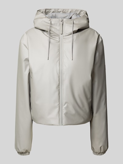 RAINS Jack met capuchon, model 'Lohja' Lichtgrijs - 2