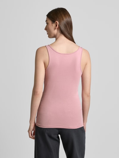 QS Tanktop mit tiefem Rundhalsausschnitt Rosa 5