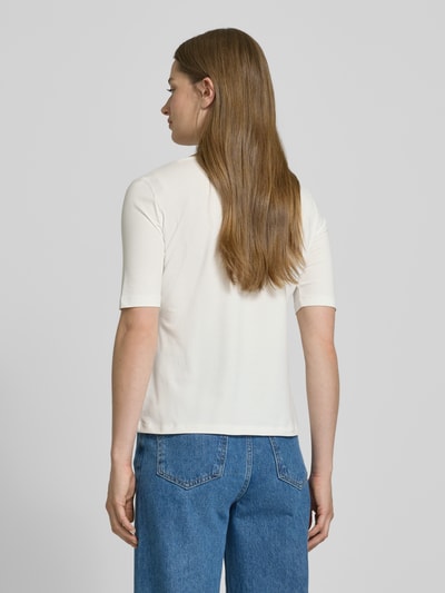 Tom Tailor T-shirt o kroju regular fit z okrągłym dekoltem Złamany biały 5