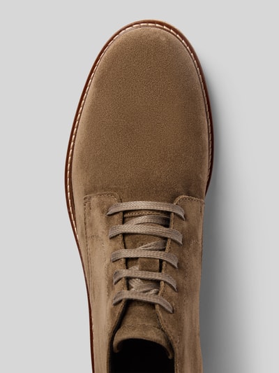 Marc O'Polo Veterschoen van suède Taupe - 3