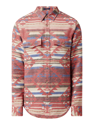 Gant Regular Fit Freizeithemd aus Baumwolle  Rot 2