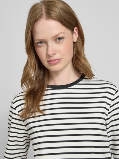 Vila Longsleeve mit Rundhalsausschnitt Modell 'LUCE' Offwhite 3