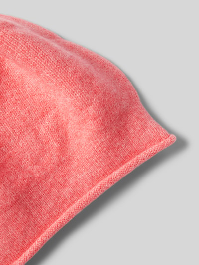 Seeberger Kaschmir-Beanie mit Label-Detail Pink 2