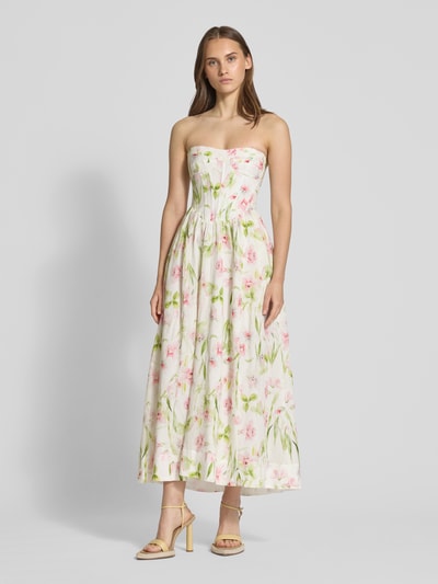 Bardot Cocktailkleid im Stufen-Look Modell 'LOLA' Weiss 1