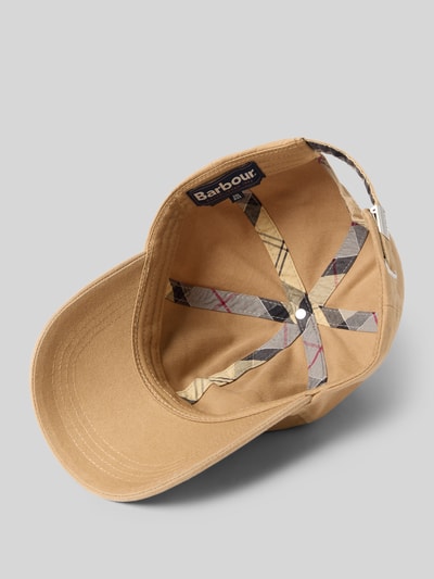 Barbour Basecap aus reiner Baumwolle Modell 'CASCADE' Beige 2