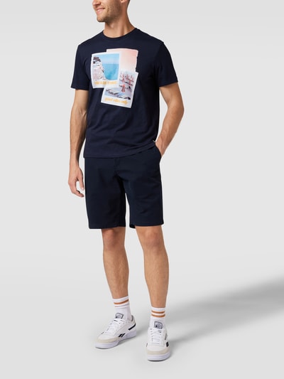 Tommy Hilfiger Shorts mit Stoffgürtel Marineblau 1