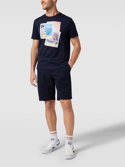 Tommy Hilfiger Shorts mit Stoffgürtel Marine 1