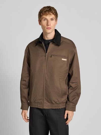 Calvin Klein Jeans Blouson mit Umlegekragen Schlamm 4