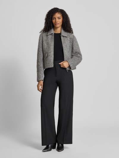 BOSS Regular Fit Jacke aus Schurwoll-Mix Modell 'CAFIORE1' Hellgrau Melange 1