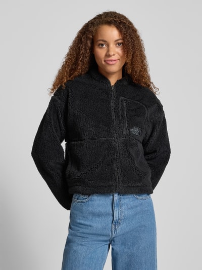The North Face Fleecejack met labelstitching, model 'EXTREME PILE' Metallic zwart - 4