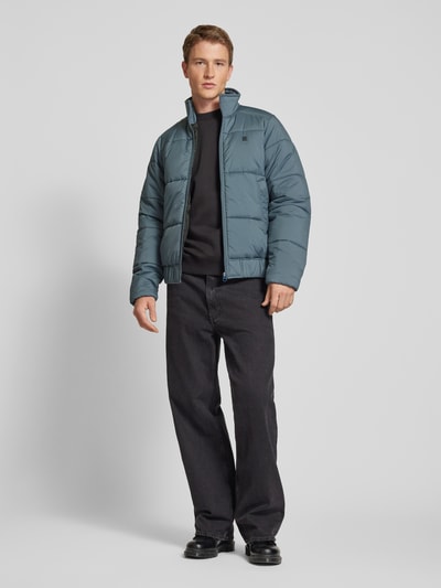 G-Star Raw Steppjacke mit Stehkragen Stein 1